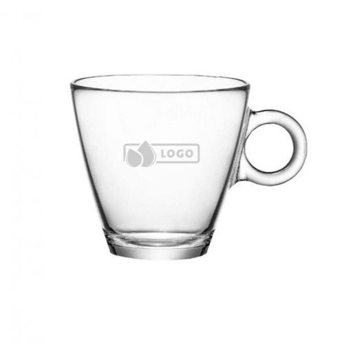 diese transparente Easy Bar Teetasse mit einem Fassungsvermögen von 32 cl kann graviert werden